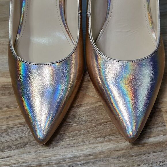 🔸️NIB Nine West Rose Gold Tatiana 3 High Heel Pumps Size 8.5 - Picture 7 of 12